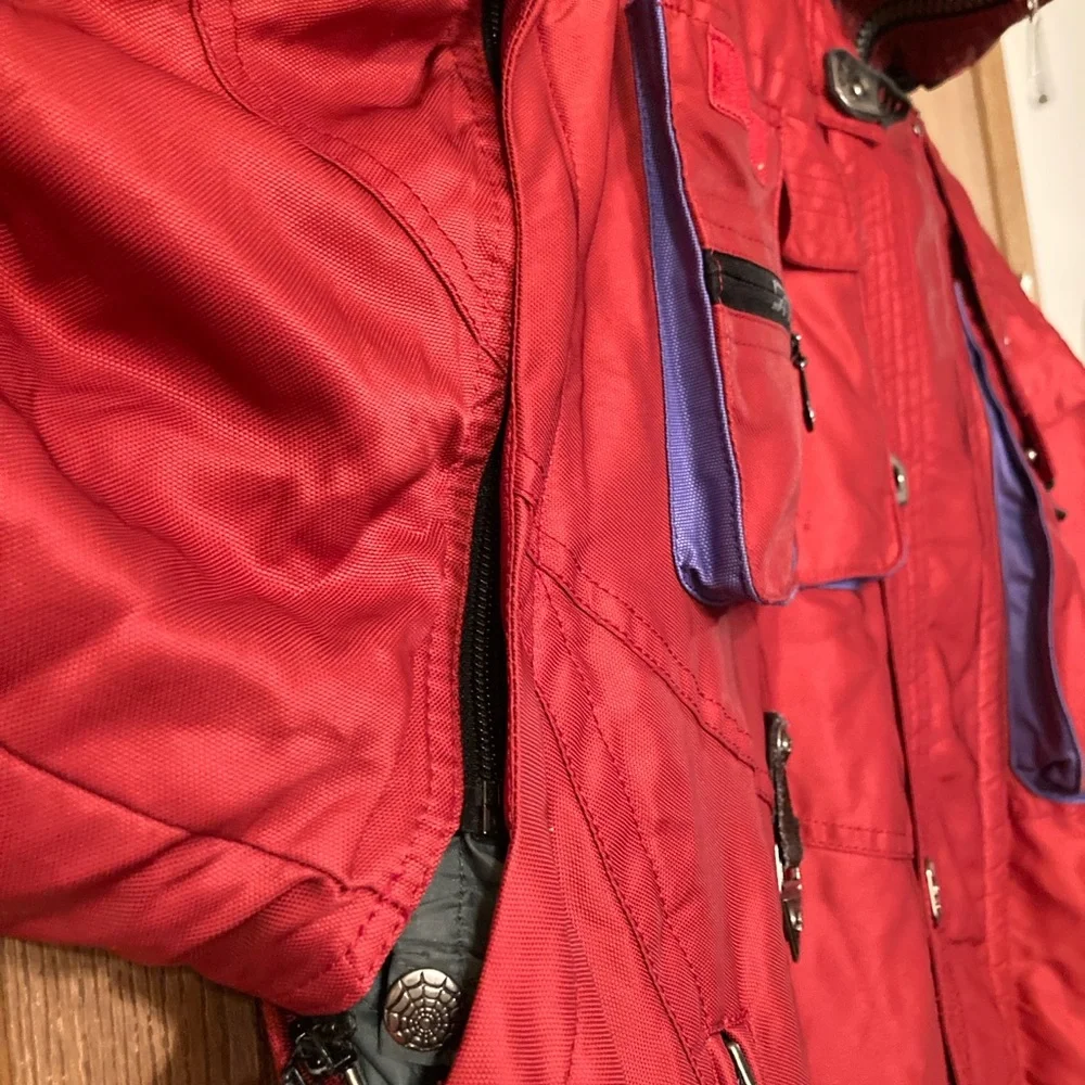 Spyder Vintage Men's Vibrant Red Ski Jacket - Picture 3 of 11
